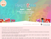 Tablet Screenshot of distri2000.com